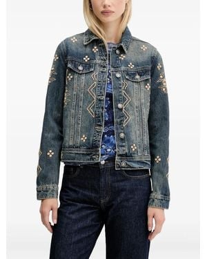 Desigual Denim Jack - Blauw
