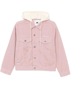Chocoolate Logo-Embroidered Jacket - Pink