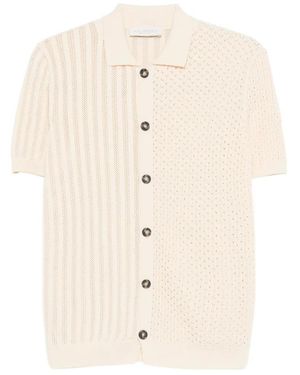 LUIGI GENTILE Button Textured Shirt - White