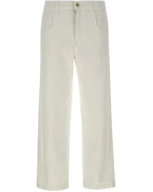 Eleventy Stretch-Cotton Jeans - White