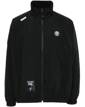 Aape By A Bathing Ape Logo-Patch Jacket - Black