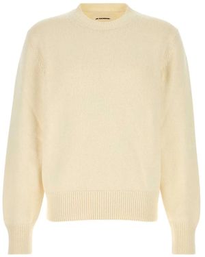 Jil Sander Pull À Col Rond - Natural