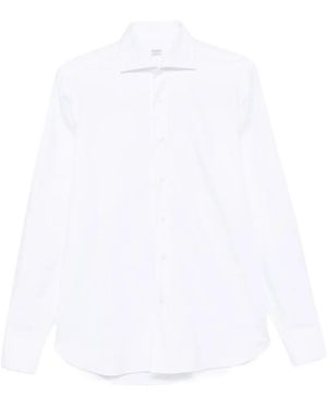 Borriello Camisa Con Botones - Blanco
