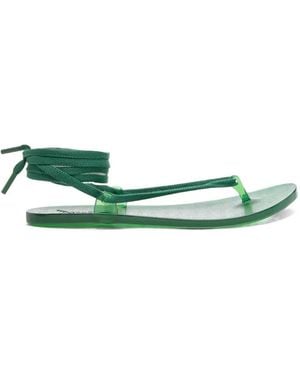 Ancient Greek Sandals Esther Lace-Up Sandals - Green