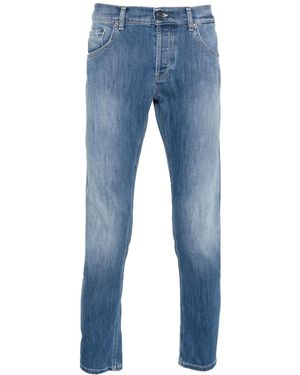 Dondup Mius Low-Rise Slim-Fit Jeans - Blue