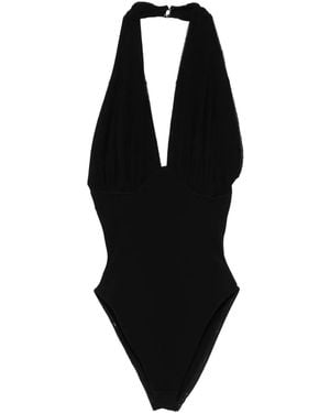 Paris Georgia Basics Body Drapé À Dos-Nu - Noir