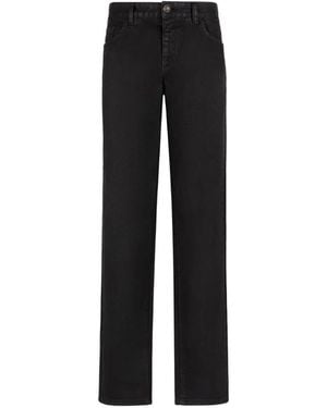 Roberto Cavalli Vaqueros Rectos - Negro