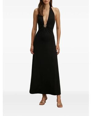 EVER NEW Behati Halterneck Midi Dress - Black
