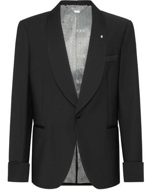 Billionaire Single-breasted Blazer - Black