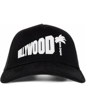 Palm Angels Cappello Con Inserti - Nero