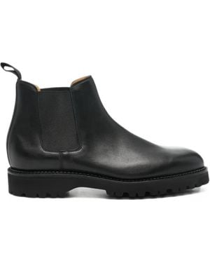 John Lobb Lawry Elasticated-Side Ankle Boots - Black