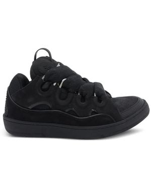 Lanvin Curb Sneakers Aus Leder - Schwarz