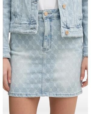 GAUDI Patterned Mini Skirt - Blue