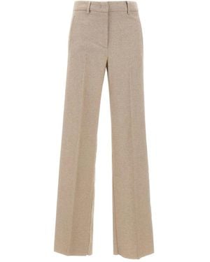Marella Broek Met Wijde Pijpen - Naturel