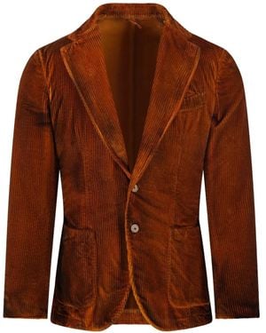 Santaniello Blazer A Coste - Marrone