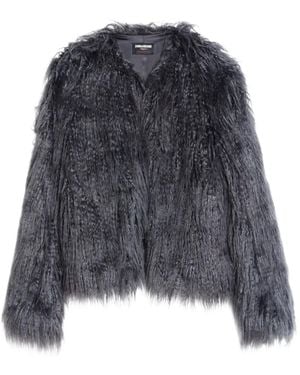 Zadig & Voltaire Abrigo Freddie FF con diseño abierto - Gris