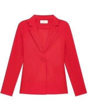 Maliparmi Single-Breasted Blazer - Red