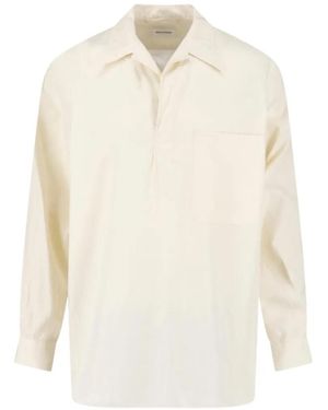 Kaptain Sunshine Patch-Pocket Shirt - White