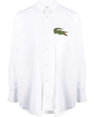 Comme des Garçons X Lacoste Logo - White