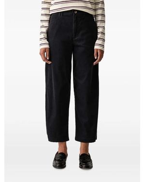 Marc O' Polo Pantalon Court En Velours Côtelé - Black