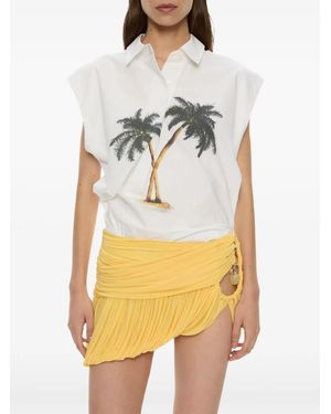 Christopher Esber Bubble Mini Skirt - Yellow