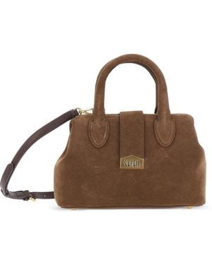 Schell Petit Sac À Main À Logo - Brown