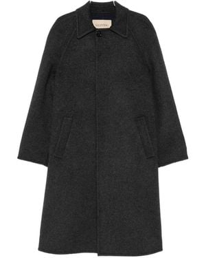 Valentino Garavani Single-Breasted Coat - Black