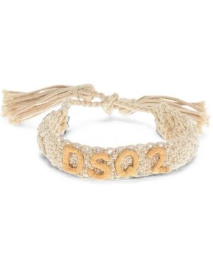 DSquared² Tassel-Detail Bracelet - White