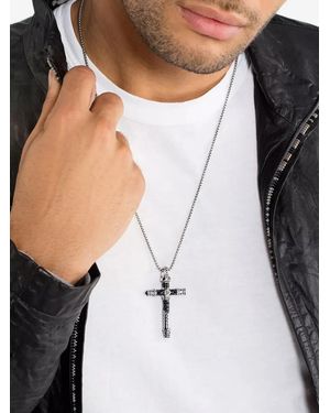 Thomas Sabo Pendente Con Dettaglio Teschio - Nero