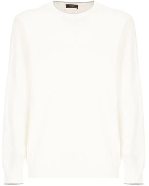 Peserico Pull En Coton - Blanc