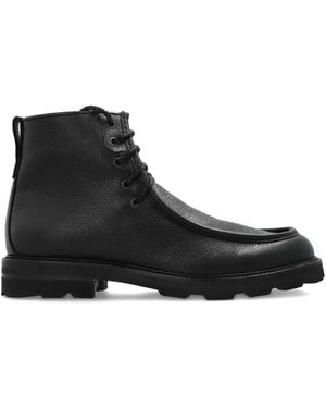 Brioni レースアップ レザーブーツ - ブラック