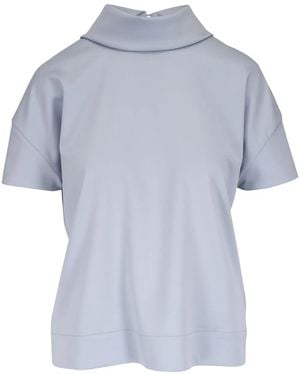 Kiton Blusa de manga corta - Azul