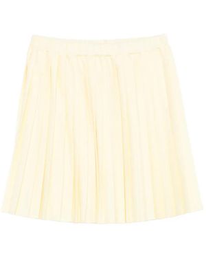 ViCOLO Pleated Mini Skirt - Natural