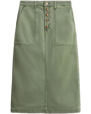Woolrich Cotton Midi Skirt - Green