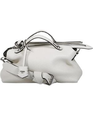 Fendi Sac Cabas En Cuir - White