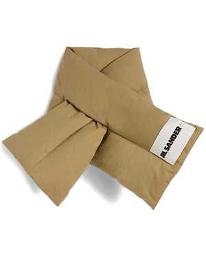 Jil Sander Down Scarf - Natural
