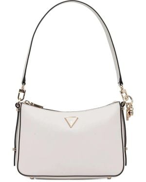 Guess Logo-Plaque Tote Bag - White