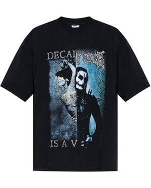 Vetements Oversize T-Shirt - Black