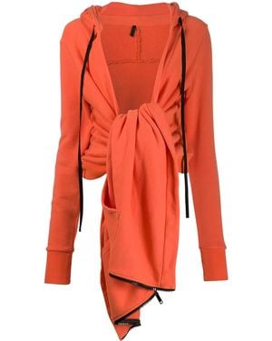 Unravel Project Veste Nouée Devant - Red
