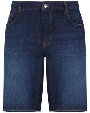 ARMANI EXCHANGE Cropped Jeans - Blue