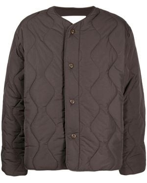Spoonyard Quilted Padded Shirt Jacket - Black