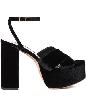 Loeffler Randall 130mm Loretta Platform Sandals - Black