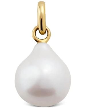 Monica Vinader Small Baroque Pearl Pendant - Weiß