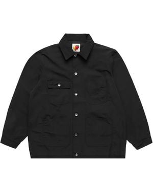Sky High Farm Nylon Chore Coat - Black