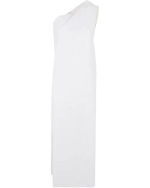 Uma Wang One-Shoulder Dress - White