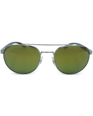 Ray-Ban Chromance Polarized Pilot Sunglasses - Green