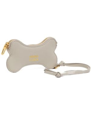 Bimba Y Lola Bone Zip Wallet - White