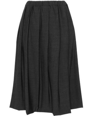 Fabiana Filippi Pleated Midi Skirt Skirts - Black