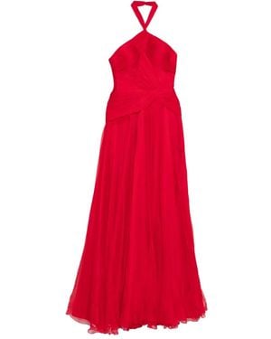 IRIS SERBAN Lola maxi dress - Rot