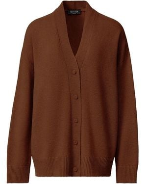 Fabiana Filippi V-Neck Cardigan - Brown